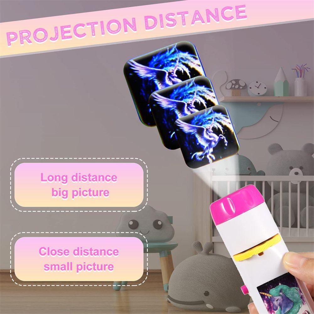 Đồ Chơi Đèn Pin Chiếu Hoạt Hình Giáo Dục Sớm Cho Bé