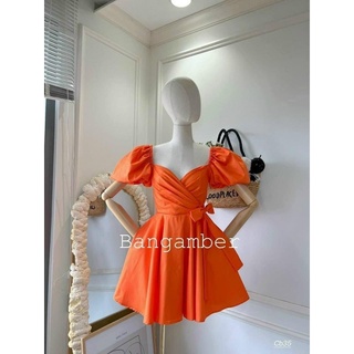 BIGSIZE HIẾU HIẾU ( Đầm nơ đắp chéo 55-100kg )
