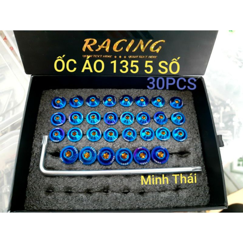 bộ ốc áo ex 5 số 30con