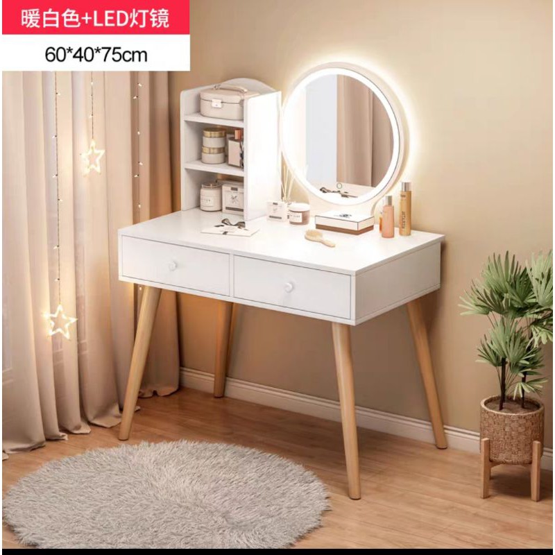 bàn trang điểm đèn LED - PHONG CÁCH HIỆN ĐẠI | BigBuy360 - bigbuy360.vn