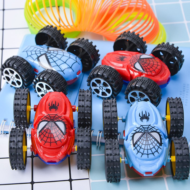 Mô hình đồ chơi xe ôtô địa hình siêu nhân nhện bánh to nhiều màu sắc