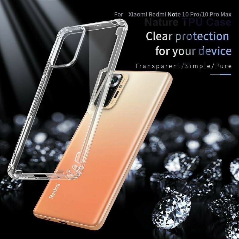 Ốp lưng cứng cho Xiaomi Redmi Note 10 4G, Redmi Note 10S Chính Hãng Nillkin