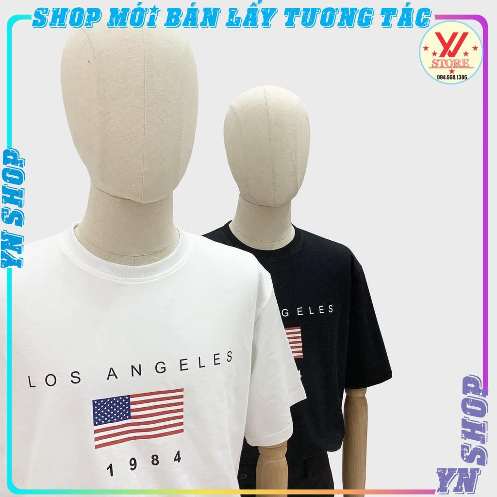 Áo thun nam nữ tay lỡ form rộng , áo phông unisex cờ mỹ hot 2021