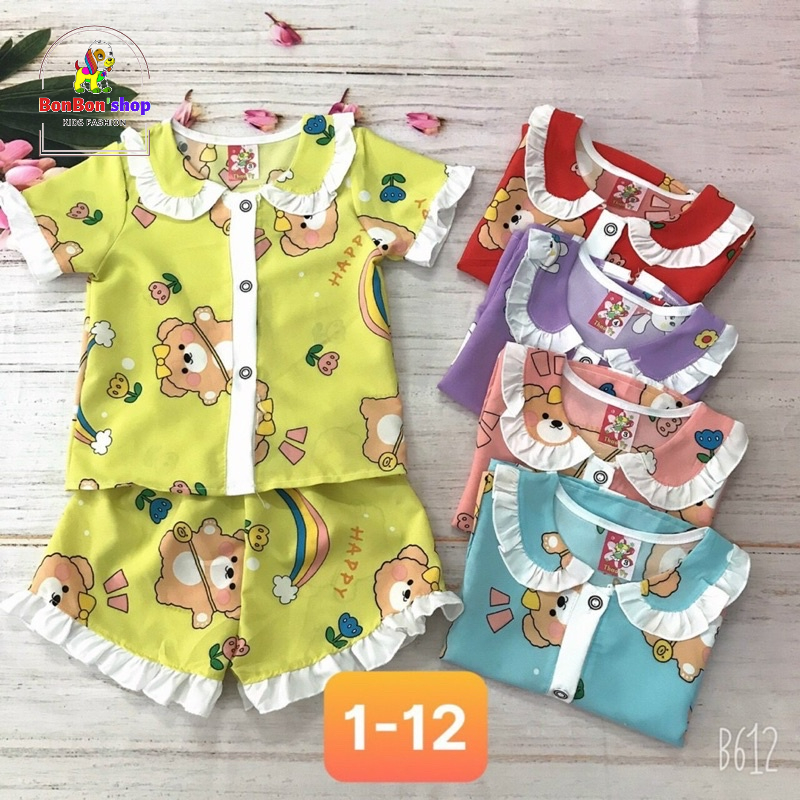 PA01#Quần áo bé gái 3 tuổi 4 tuổi 5 tuổi 6 tuổi, pizama cho bé gái
