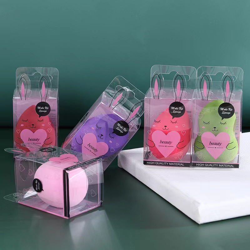 Mút Trang Điểm Ướt Và Khô Hình Móng Mèo Dễ Thương/ RUBYCELL