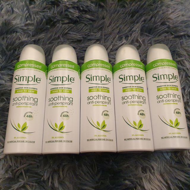 Xịt khử mùi toàn thân Simple | BigBuy360 - bigbuy360.vn