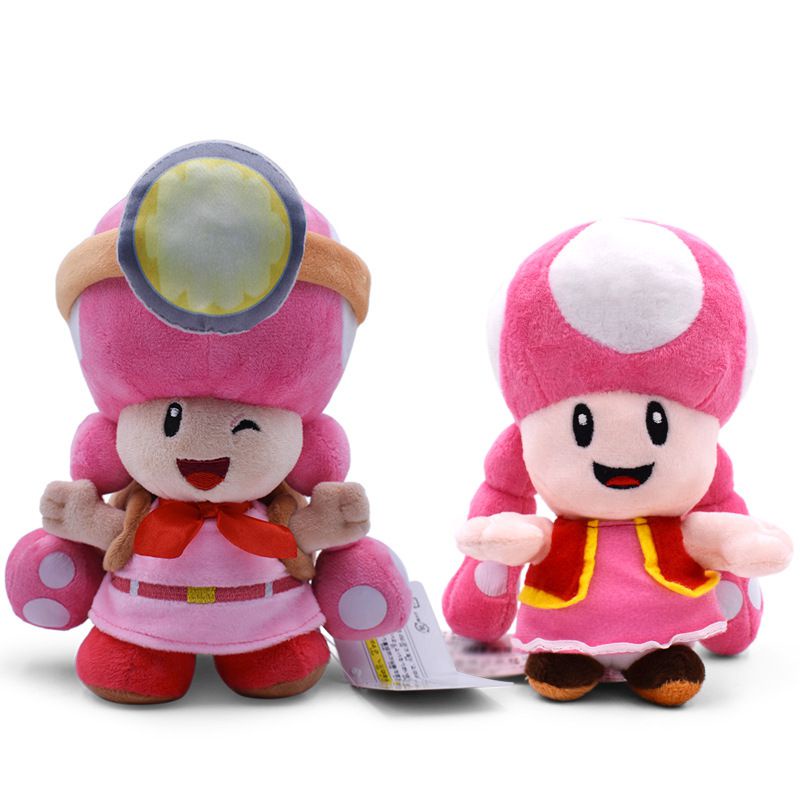 Thú Nhồi Bông Hình Nhân Vật Game Super Mario AC33 Toadette 7.5&quot;