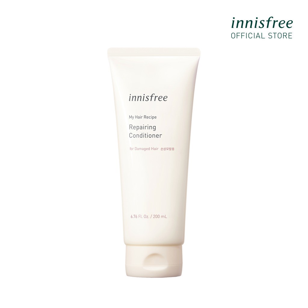 Dầu xả phục hồi hư tổn innisfree My Hair Recipe Repairing Conditioner for Damaged Hair 200ml