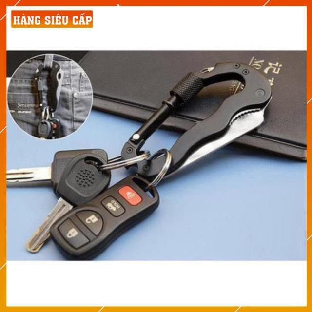 [FreeShip – hàng Auth]  Móc Khóa Đa Năng Đi Phượt 5 trong 1 Cao Cấp - Móc Khóa Dao Vít Inox Đẹp | BigBuy360 - bigbuy360.vn