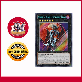 [Thẻ Bài Yugioh Chính Hãng] Number 24: Dragulas the Vampiric Dragon