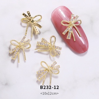 Charm nơ nail gắn móng, Charm nơ trang trí móng cao cấp
