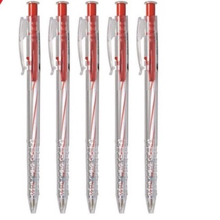 5 cây bút bi tl 027 đỏ