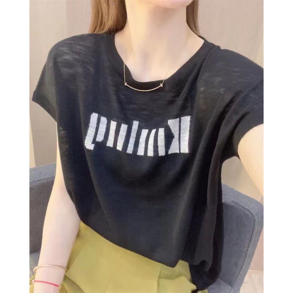 Áo Thun Tay Ngắn Cổ Tròn Dáng Rộng Thiết Kế Đơn Giản Thời Trang Mùa Hè Cho Nữ