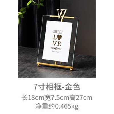 Khung ảnh để bàn mạ vàng sang trọng phong cách hiện đại, khung hình decor trang trí phù hợp trưng bày hoặc quà tặng