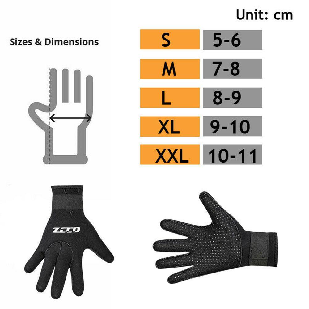 Găng Tay Bơi Lội / Lướt Sóng Vải Neoprene Chống Trượt Giữ Ấm Thoải Mái
