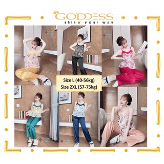 [Mã GODD2407 giảm 5%] Bộ đồ Pijama Lụa Latin phối Voan Hàn 💖 Đồ bộ dài Bigsize 50-75kg tiểu thư viền bèo mặc cực thích