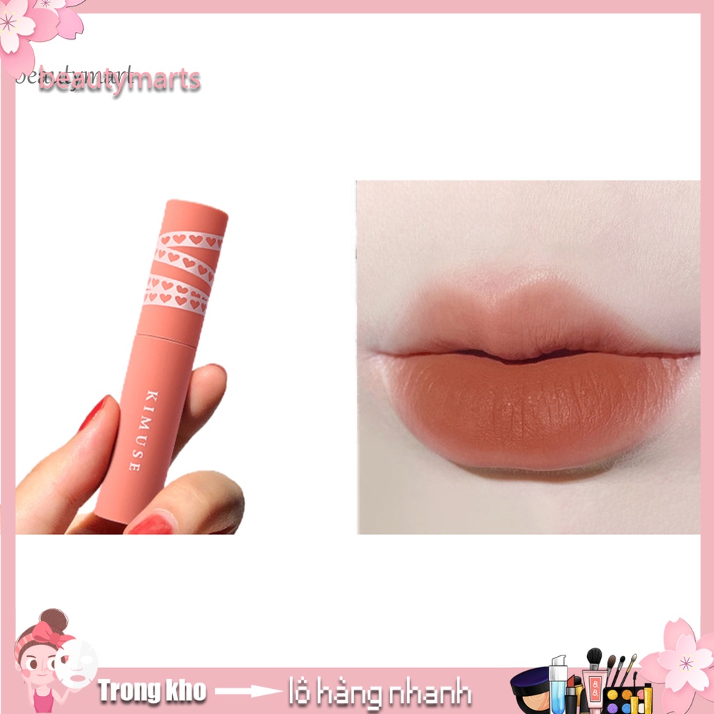 [Hàng mới về] Son kem lì kết cấu mịn mượt trang điểm dự tiệc chất lượng cao