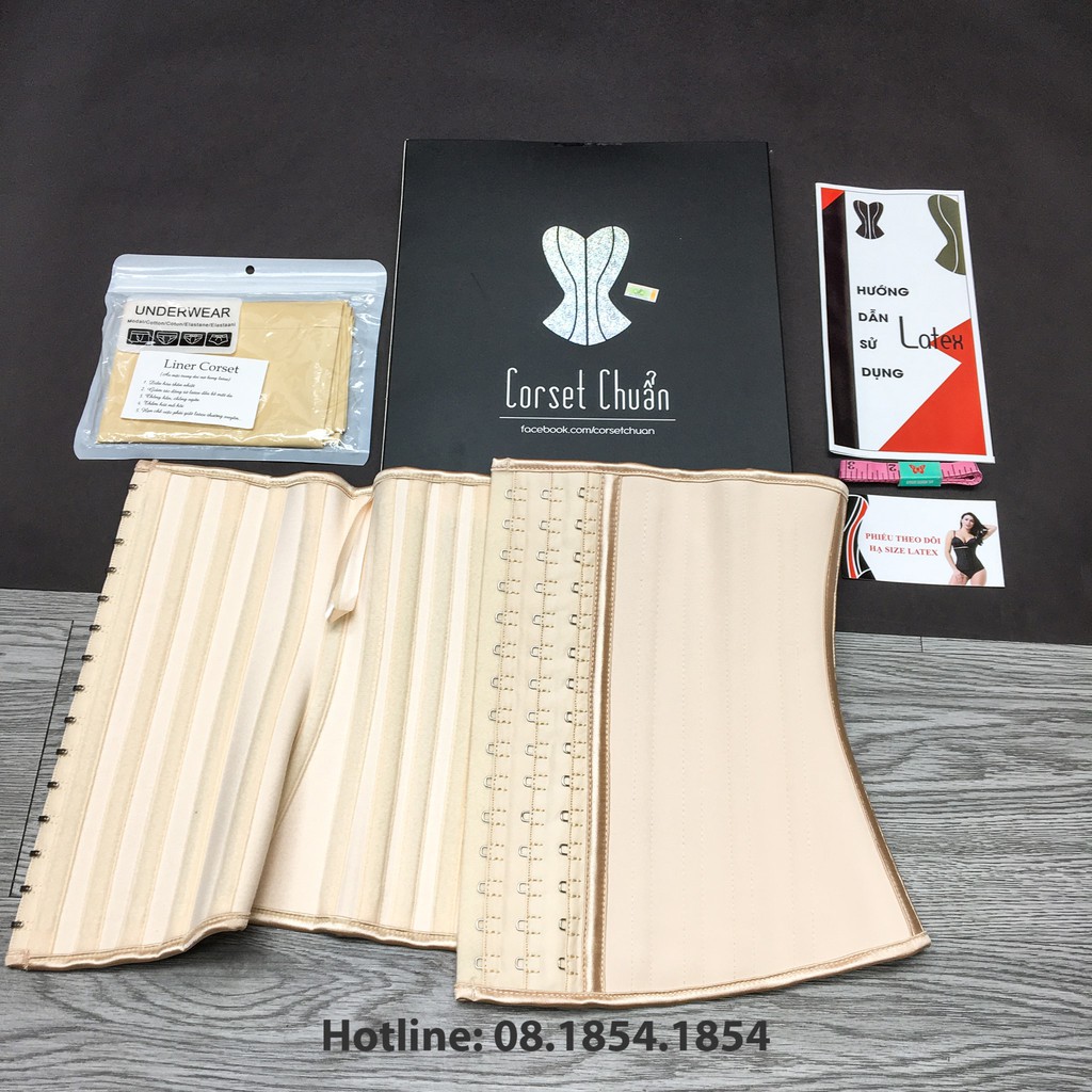 Gen nịt bụng Latex chuẩn Hylap - Đai Latex  25 xương cao cấp giảm eo đẹp dáng cao cấp