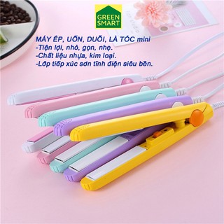 Máy duỗi tóc - Máy uốn tóc mini tiện lợi có hộp đựng xinh xắn