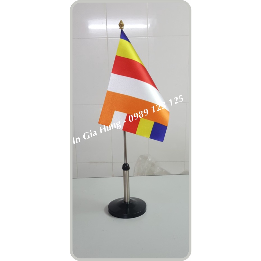 Bộ Cờ Để Bàn Các Nước (Cán Inox - Cờ Chọn Theo Yêu Cầu)