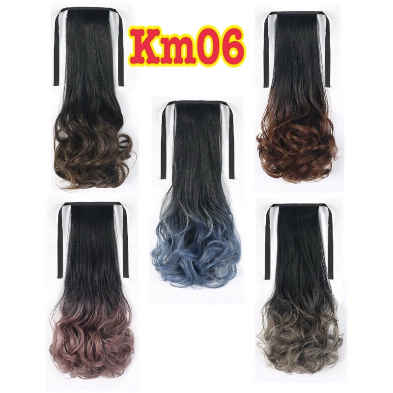 Cột Đuôi Tóc Giả Line Kiểu Dáng Xinh Xắn