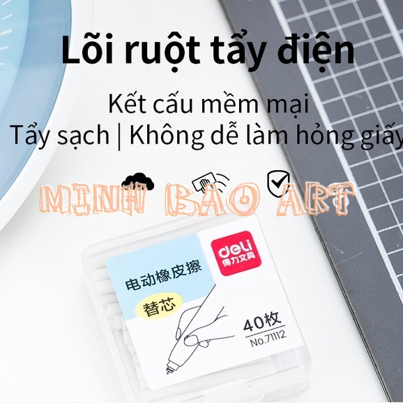 RUỘT GÔM THAY THẾ CHO BÚT GÔM DELI 71107/EH02701