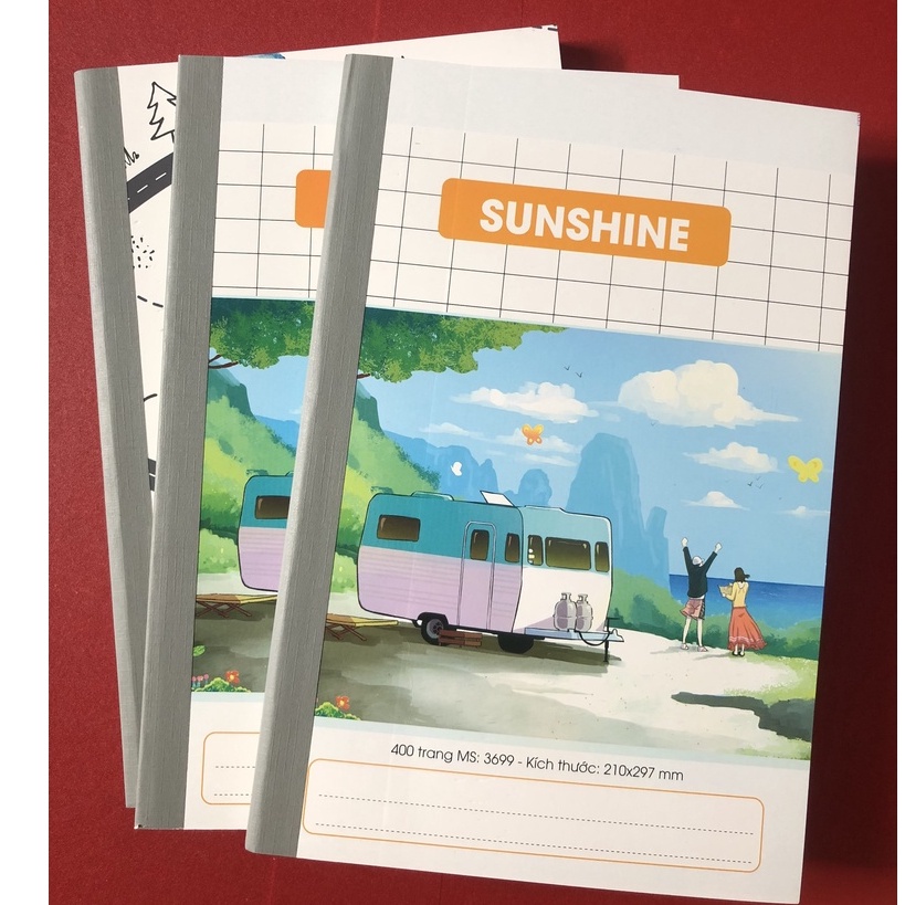 Sổ may gáy Sunshine A4 HẢI TIẾN 400 trang cao cấp
