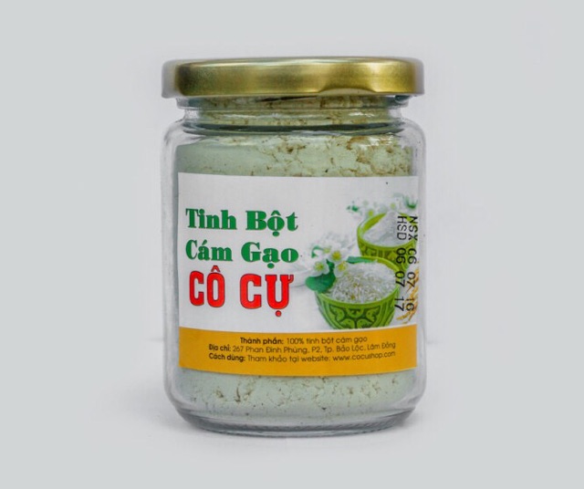 Bộ 3 Hộp Tinh Bột Cám Gạo Cô Cự 100g