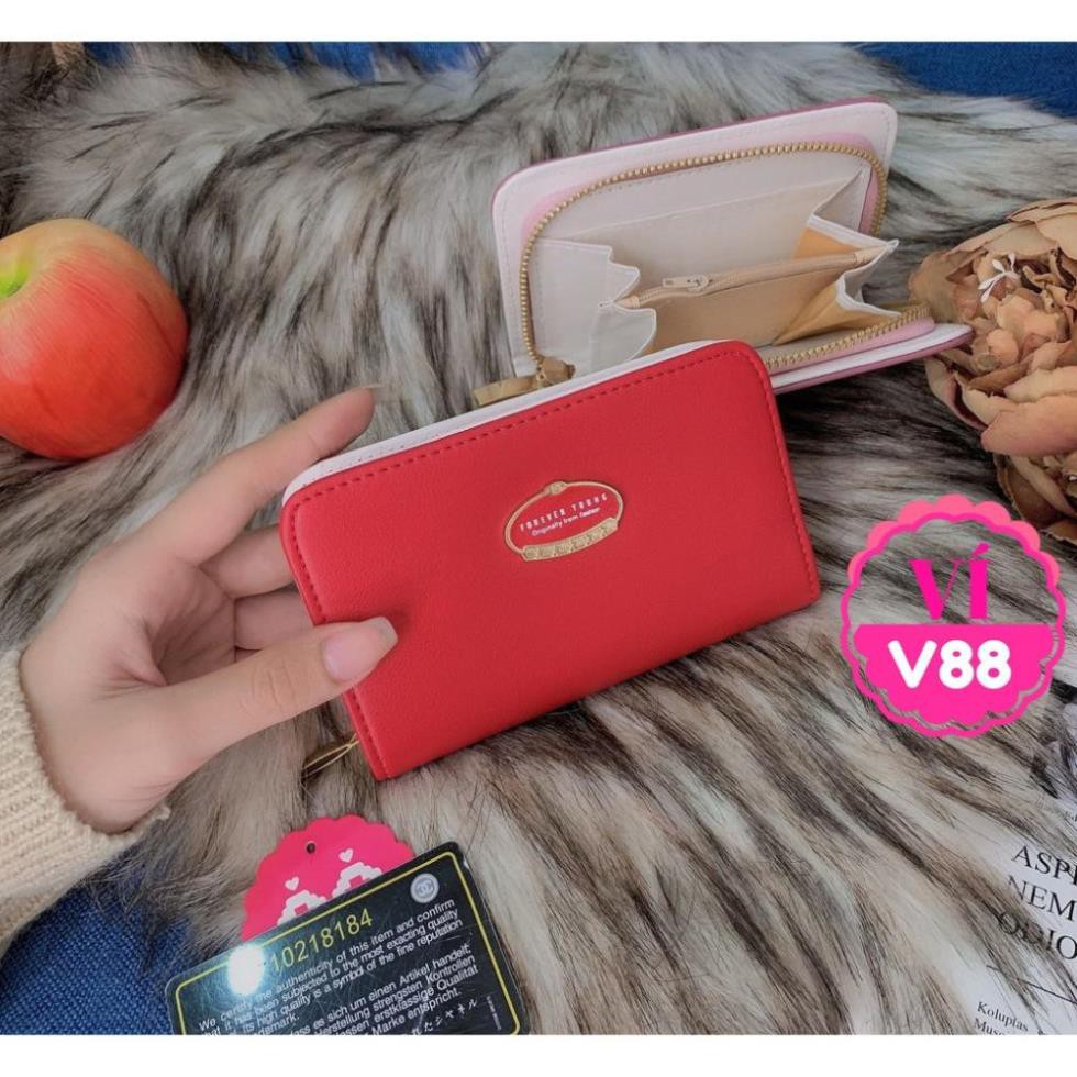 VÍ 1 KHÓA KÉO XINH XẮN CHUẨN QC ❤100% ẢNH THẬT❤