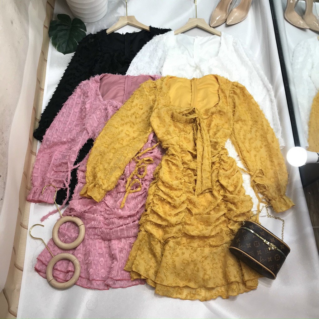 [ẢNH & VIDEO THẬT]_Đầm Jumpsuit đuôi cá lông vũ sang chảnh tiệc tùng PHS1480 | BigBuy360 - bigbuy360.vn