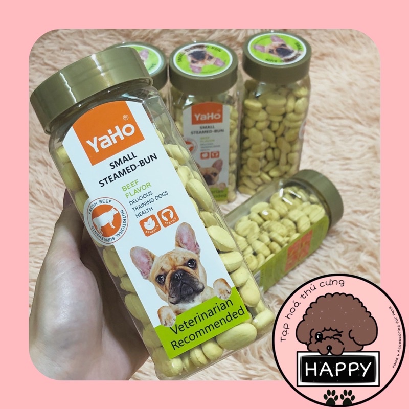 Bánh quy thưởng Yaho bổ sung canxi cho chó - Bánh thưởng cho chó [Ảnh thật] [Có sẵn] - Tạp Hóa Thú Cưng Happy