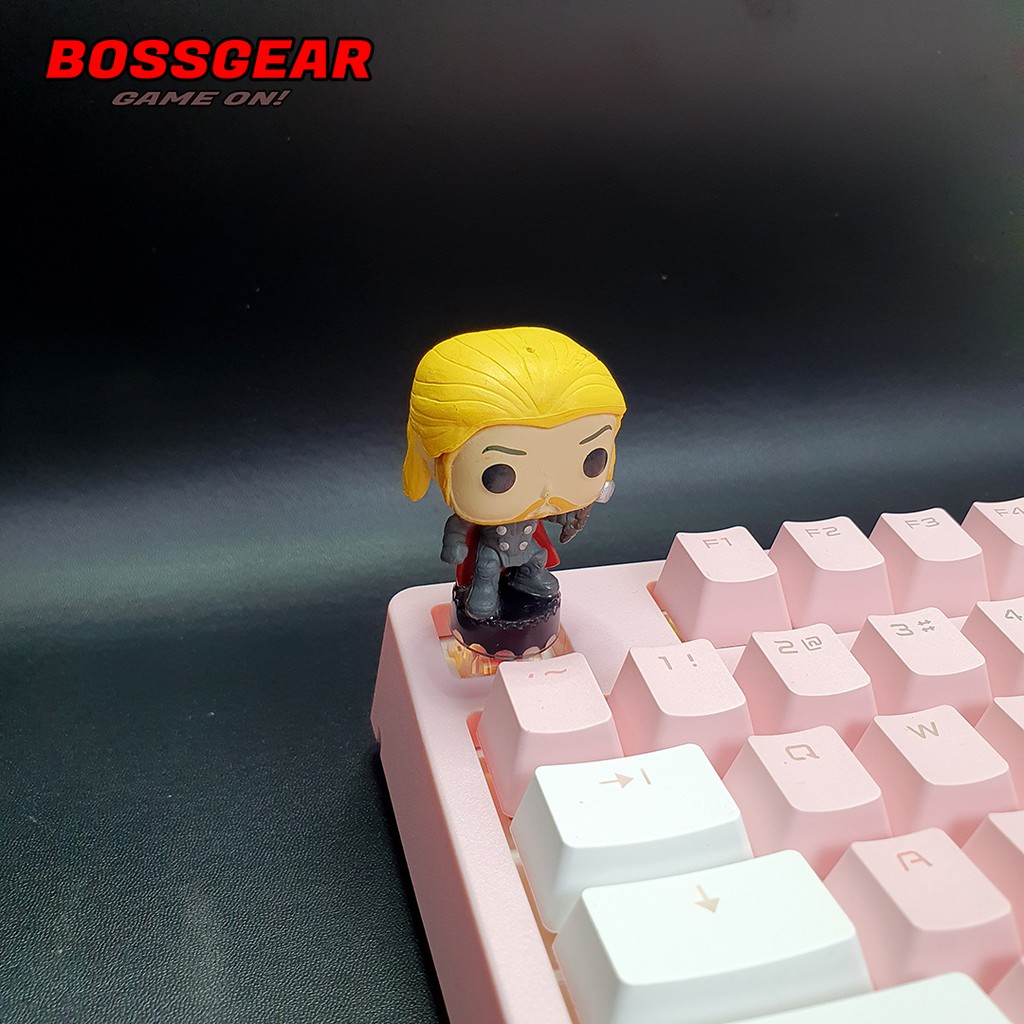 Keycap lẻ hình Siêu Anh Hùng MArvel DC siêu dễ thương Keycap Artisan