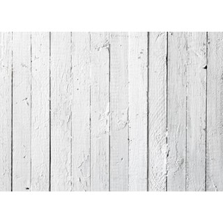 Backdrop Cho Studio Loại Tường Gỗ Trắng Phong Cách Retro Kích Thước 7X5Ft