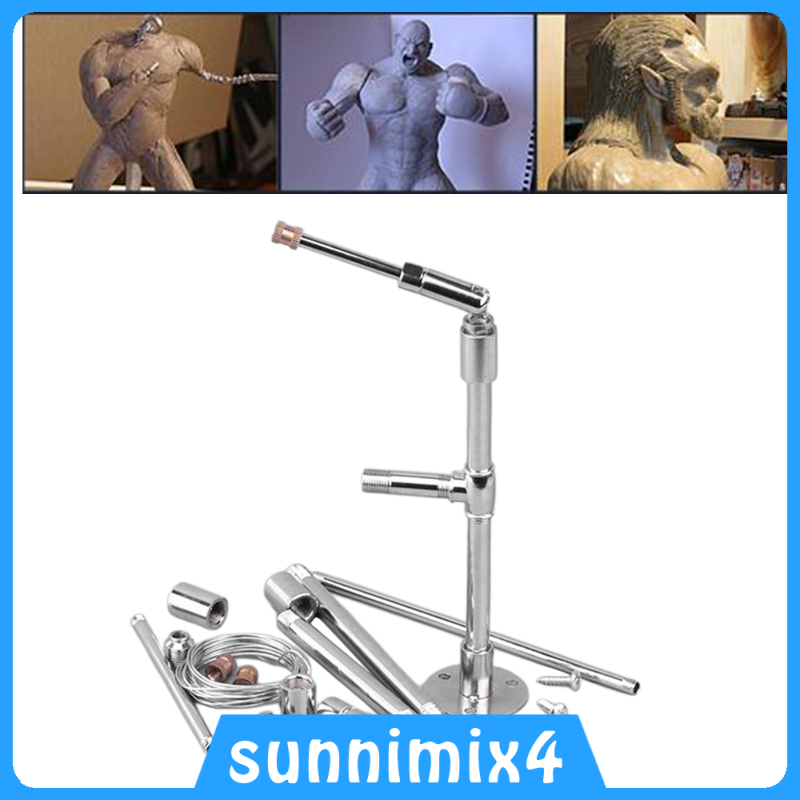[H₂Sports&Fitness]Pottery Clay Model Stand Metal Pipe Support Rack Artist Wax Sculpting Statue