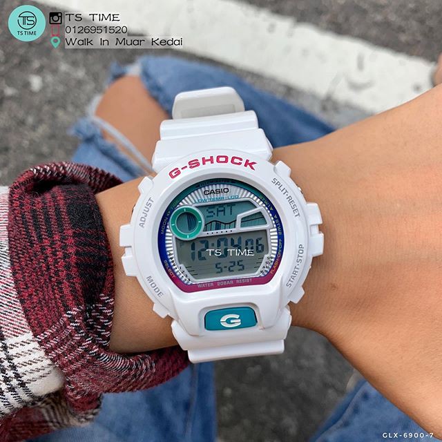 Đồng Hồ Nam Casio G Shock GLX-6900-7DR chống nước độ sâu 200m - Đồ Thị Thuỷ Triều -