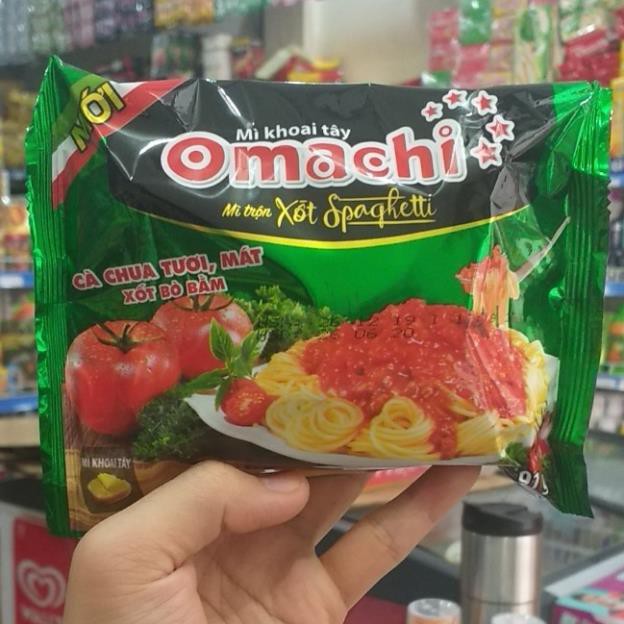 Mì trộn Omachi xôt Spaghetti 91g set 5 gói