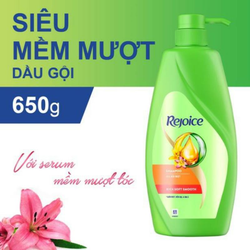 Dầu gội rejoice siêu mềm mượt 625ml