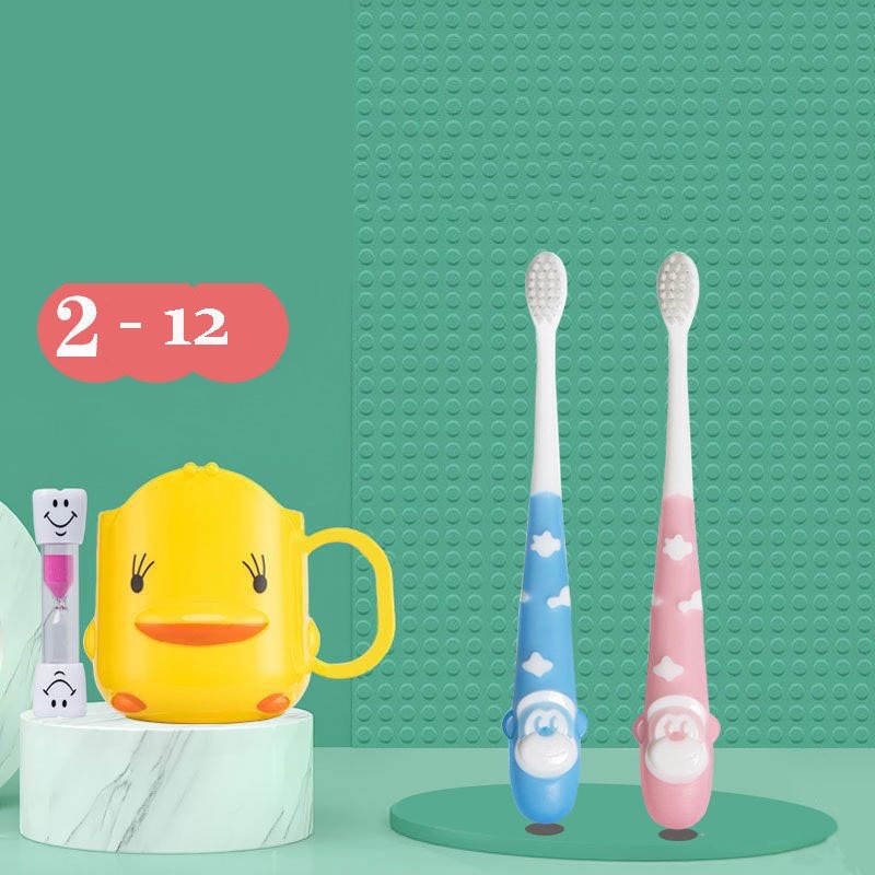 Bàn chải sợi tơ siêu mềm cho bé tập đánh răng mẫu mới