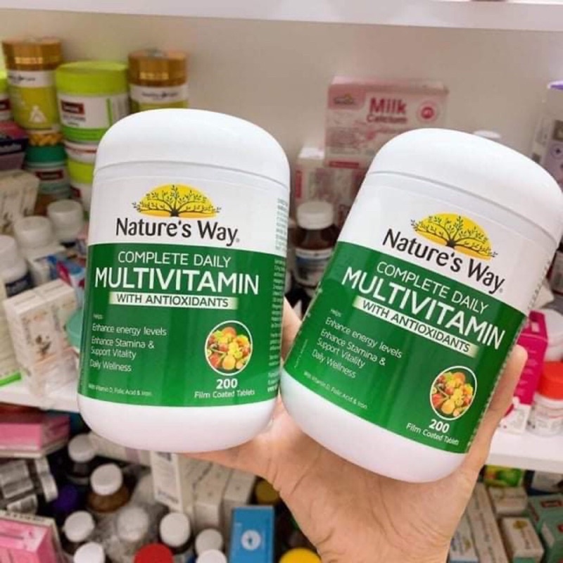 Vitamin Tổng hợp Nature’s Way Complete Daily Multivitamin 200 viên- Úc