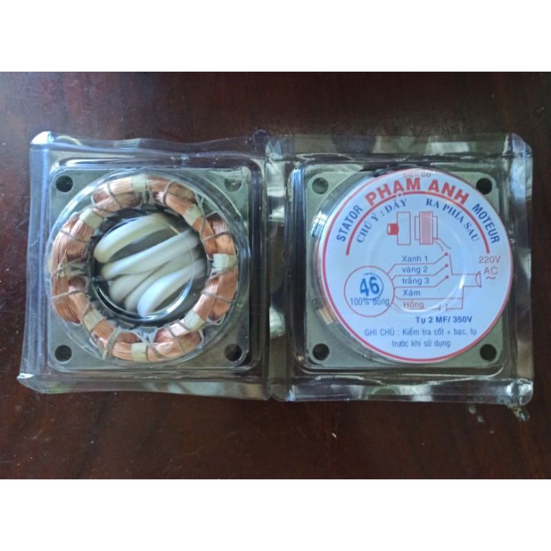 Lốc quạt B4, stator, cuộn dây quạt B4-44,46, dày 2cm, 100% dây đồng