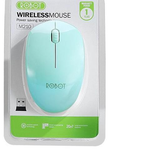 Chuột Quang Không Dây M210 2.4g 1600dpi Màu Xanh Lá | BigBuy360 - bigbuy360.vn