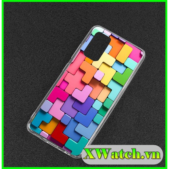 Ốp silicon in 3D Xiaomi Redmi 9 Redmi 9T Redmi 9C Redmi 9A Note 8 pro Note 9 4G Poco M3 Note 9s Note 7pro Xếp hình