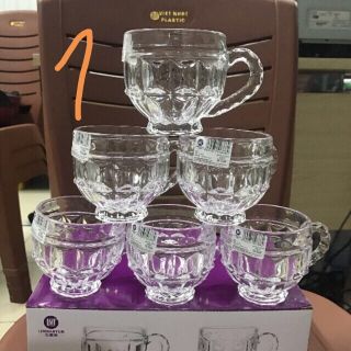 Bộ cốc thủy tinh  (6chiếc)