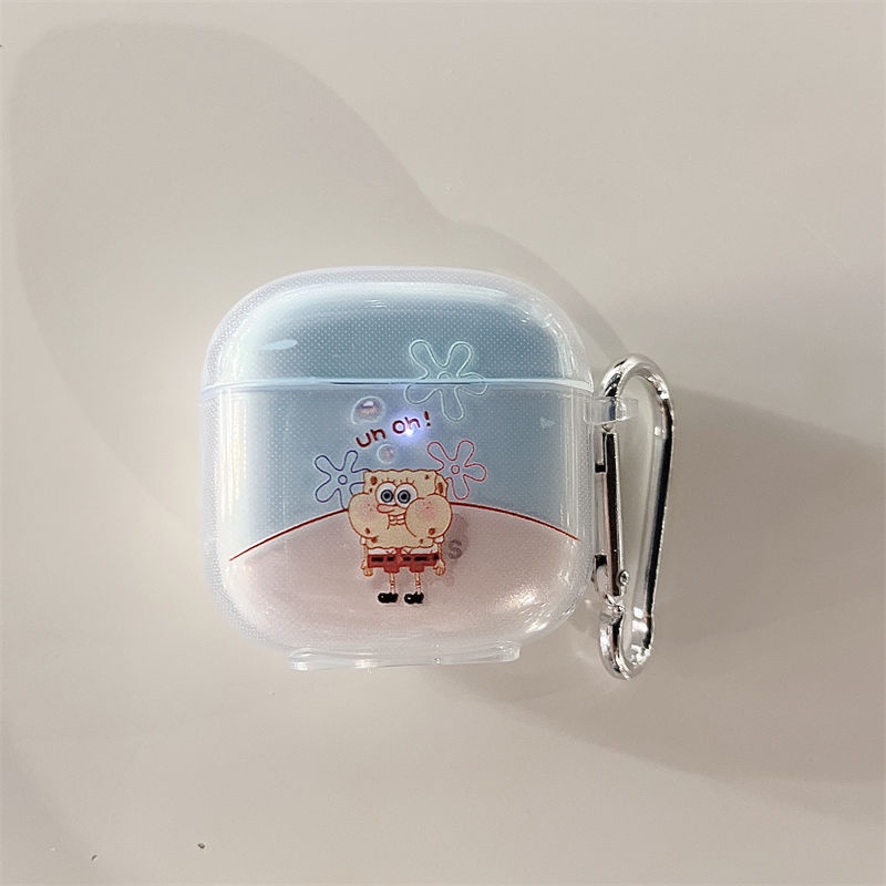 Vỏ Bảo Vệ Hộp Sạc Tai Nghe Baseus Bowie E3 Mềm Hình Mặt Cười Và Snoopy Dễ Thương Chất Lượng Cao
