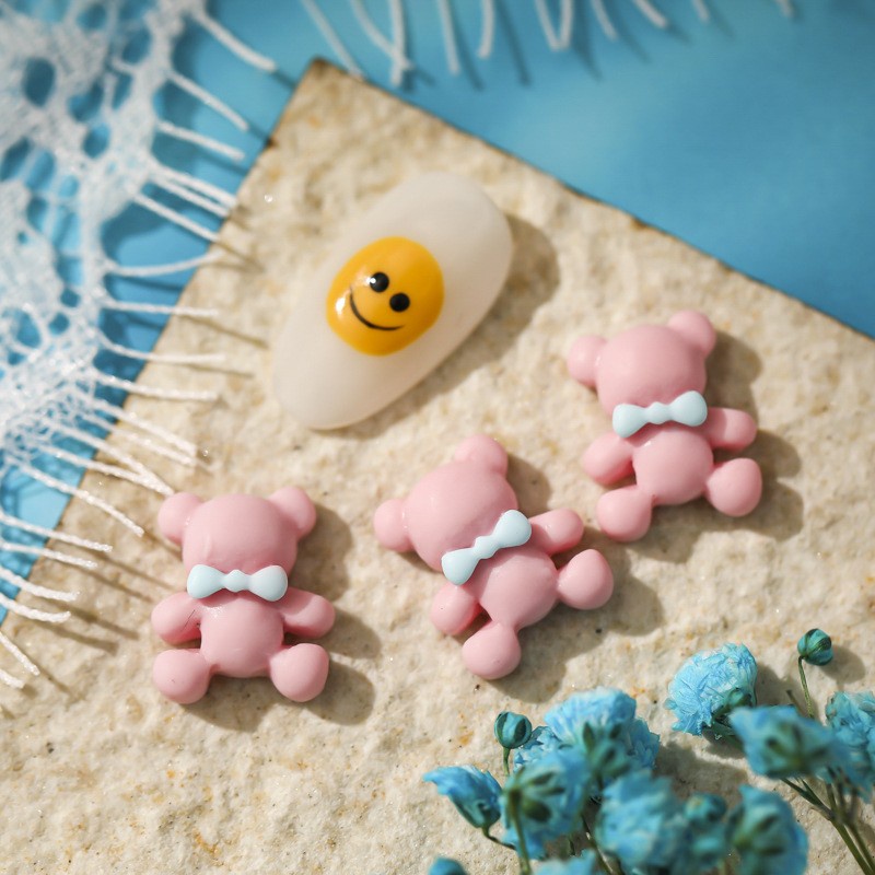 Set 20 phụ kiện đính móng tay ROU BAO trang trí nghệ thuật 3D DIY