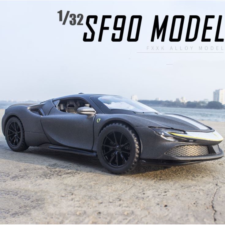 Xe mô hình kim loại Ferrari SF90 Stradale tỷ lệ 1:32