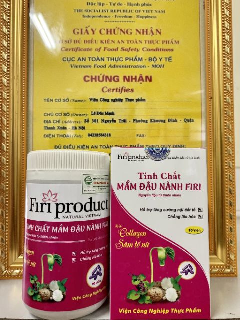 (Inbox nhận mã)Tinh chất mầm đậu nành FIRI(mẫu mới) | BigBuy360 - bigbuy360.vn