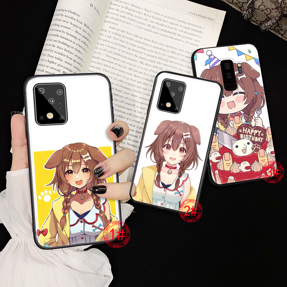 Samsung Note 8 9 10 Plus Lite 20 Ultra S6 Edge J7 Core Soft Case 35ER Inugami Korone Hololive anime manga