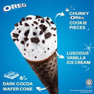 Kem ốc quế oreo nestle cone