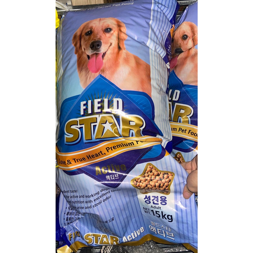 [Túi Chiết 1KG ] Thức ăn hỗn hợp hoàn chỉnh cho chó trưởng thành Field star Active Nk Hàn Quốc